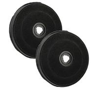 vhbw 2x Filtre à charbon actif compatible avec De Dietrich HB4655 - ECO E233, HM8945 - ECO E233, HM894E1 - ECO E233 hotte de cuisine