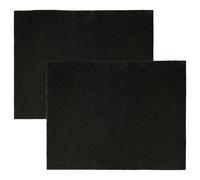 vhbw 2x Filtre à charbon actif compatible avec Fellowes AP-300PH PlasmaTrue, AP-300PH purificateur d'air - Filtre à air noir