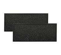 vhbw 2x Filtre à charbon actif compatible avec Rowenta Intense Pure Air Connect PU6080, PU6080 F0 purificateur d'air - Filtre à air noir