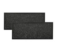 vhbw 2x Filtre à charbon actif compatible avec Rowenta Intense Pure Air XL PU6010, PU6020, PU6015 purificateur d'air - Filtre à air noir