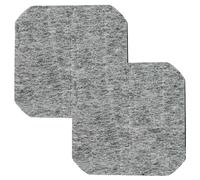 vhbw 2x Filtre à charbon actif compatible avec Tefal Quadra 700 Friteuse - 12 x 12 x 0,8 cm