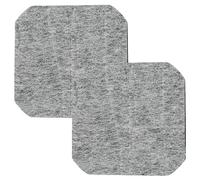 vhbw 2x Filtre à charbon actif remplacement pour Tefal 792633 pour Friteuse - 12 x 12 x 0,8 cm