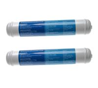 vhbw 2x Filtre à eau cartouche compatible avec Solitaire SOK250OR0N/01, SOK250OS0N/01, SOK250OY0N/01 réfrigérateur Side-by-side