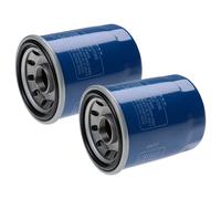 Vhbw 2x Filtre À Huile Compatible Avec Kubota 15841-32430, 15841-32431, 30401-37580, 70000-15241 Tracteurs Moteurs De Pelleteuse Chargeuse Compact