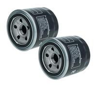 vhbw 2x Filtre à huile remplacement pour John Deere AM101378, AM100750 pour tracteurs moteurs de pelleteuse chargeuse compact