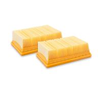 vhbw 2x filtre à pris plats pour aspirateur robot aspirateur multi-usages Kärcher MV4, MV5, MV6, WD4, WD5, WD6