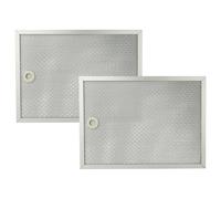 vhbw 2x Filtre anti-graisse compatible avec AEG 8060D-M, 8090D-M hotte de cuisine - 31,7 x 23,25 x 0,9 cm, métal