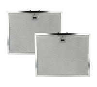 vhbw 2x Filtre anti-graisse compatible avec Alapure MFR032 hotte de cuisine, métal