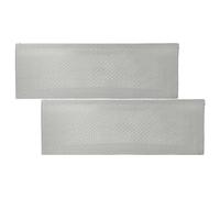 vhbw 2x Filtre anti-graisse compatible avec Arthur Martin AFP 636 W1, 636 W, 636 N1, 636 N, 636 X hotte de cuisine - 43,5 x 14,8 x 0,5 cm, métal