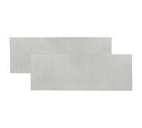 vhbw 2x Filtre anti-graisse compatible avec Bauknecht DNI 3260 857415001060, DNI 3260 857415029020 hotte de cuisine - 45,2 x 16 x 0,35 cm, métal