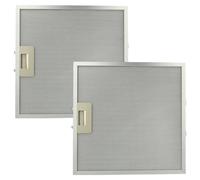 vhbw 2x Filtre anti-graisse compatible avec Elica FLATGLASSISM 20 208243246601 hotte de cuisine - 32 x 32 x 0,85 cm, métal