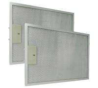 vhbw 2x Filtre anti-graisse compatible avec Klarstein Balzac, Zola hotte de cuisine, aluminium