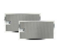 vhbw 2x Filtre anti-graisse compatible avec Miele DA 209-2, DA 209-2 EXT, DA 211, DA 219, DA 219-1, DA 219-2, DA 209-1 hotte de cuisine, métal