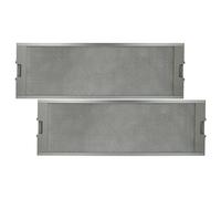 vhbw 2x Filtre anti-graisse compatible avec Miele DA 262 I, DA 263 I, DA 263 I EXT hotte de cuisine, métal