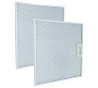 vhbw 2x Filtre anti-graisse compatible avec Neff D99T5N0GB/02, D99T6N0/02, D99T6N0/01, D99T6N0GB/02, D99T6N0GB/01 hotte de cuisine, métal