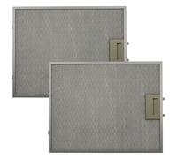 vhbw 2x Filtre anti-graisse compatible avec Neff I89EH52N0B/02 hotte de cuisine - 34,9 x 29,6 x 0,8 cm, métal
