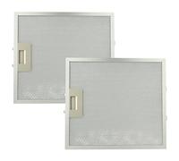 vhbw 2x Filtre anti-graisse compatible avec Scholtes HC6061(WH) hotte de cuisine - 30,7 x 27,8 x 0,85 cm, métal