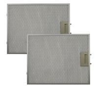 vhbw 2x Filtre anti-graisse compatible avec Siemens LC97GB532/03, LC97GB532/02, LC97GB532/01 hotte de cuisine - 34,9 x 29,6 x 0,8 cm, métal