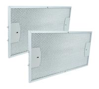 vhbw 2x Filtre anti-graisse compatible avec Siemens LI48630/02, LI48630/01, LI48630H/01, LI48630/03, LI48631/01 hotte de cuisine, métal
