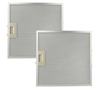 vhbw 2x Filtre anti-graisse compatible avec Whirlpool AKR 686 857868601000 hotte de cuisine - 32 x 32 x 0,85 cm, métal