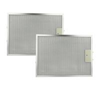 vhbw 2x Filtre anti-graisse remplacement pour AEG 4055107017, 50273708003 pour hotte de cuisine - 38 x 28,3 x 0,9 cm, métal