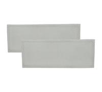 vhbw 2x Filtre anti-graisse remplacement pour Bauknecht 481948048257 pour hotte de cuisine - 36,8 x 14,7 x 0,45 cm, métal