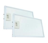 vhbw 2x Filtre anti-graisse remplacement pour Candy 49030919 1010GY pour hotte de cuisine - 30,4 x 26,8 x 1,2 cm, métal