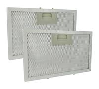 vhbw 2x Filtre anti-graisse remplacement pour Klarstein 10034877 pour hotte de cuisine, charbon actif, aluminium
