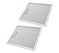 vhbw 2x Filtre anti-graisse remplacement pour Whirlpool ARI333052, ARI338199, C00136541, C00242705 pour hotte de cuisine - 30,4 x 26,8 x 1,2 cm, métal