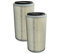 vhbw 2x Filtre cartouche compatible avec ZionAir SB42A 420L, SB99A 990L cabine de sablage - Filtre en papier avec maillage