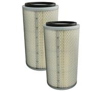 vhbw 2x Filtre cartouche compatible avec Unicraft SSK 2.5, SSK 3, SSK 3.1, MSSG 105 A cabine de sablage - Filtre en papier avec maillage