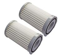vhbw 2x Filtre compatible avec AEG/Electrolux AAC6758, AAC6755 aspirateur - filtre de sortie d'air, blanc