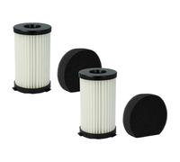 vhbw 2x filtre compatible avec Ariete ERP2, Hand Force RBT, Handy Force 2759 Ram, Handy Force 2761 aspirateur - filtre HEPA noir/blanc