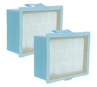 vhbw 2x filtre compatible avec Bosch BGS2U2124/11, BGS2U2121/11, BGS2UALL2/11, BGS2U330/11 aspirateur - filtre HEPA bleu/blanc