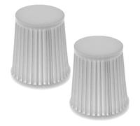 vhbw 2x filtre compatible avec Bosch GAS 14,4 V-LI, GAS 18 V-LI, PAS 18 LI aspirateur - Filtre HEPA contre les allergies