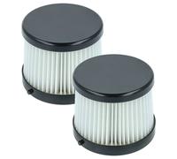 vhbw 2x filtre compatible avec Dewalt DCV5011H, DCV501HB aspirateur - filtre HEPA noir / blanc