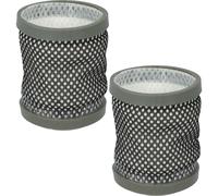 vhbw 2x Filtre compatible avec Dirt Devil DD 698-5 aspirateur - filtre de sortie d'air, gris / noir / blanc