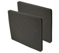 vhbw 2x Filtre compatible avec Electrolux AAM6140N (910288761), AAM6144N (903151204) aspirateur - filtre de sortie d'air (filtre éponge), noir
