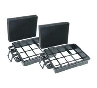 vhbw 2x filtre compatible avec Hanseatic HVBA8008SKC aspirateur - Filtre en mousse noir
