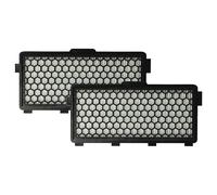 vhbw 2x filtre compatible avec Miele S512, S5221, S512-1, S 5000 - S 5999, S5211, S514, S5220, S5210, S511, S518-1 aspirateur - filtre HEPA d'évacuation H11