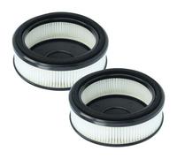 vhbw 2x filtre compatible avec Nilfisk S1 aspirateur - filtre HEPA noir