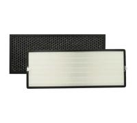 vhbw 2x Filtre compatible avec Rowenta Intense Pure Air Home Connect PU6180 F0 purificateur d'air - filtre HEPA, filtre à charbon actif