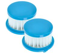 vhbw 2x filtre compatible avec Ryobi 18V One+, PCL702, PCL702B, PCL702K aspirateur - filtre HEPA blanc / bleu