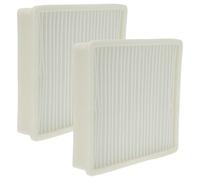 vhbw 2x filtre compatible avec Samsung SC4355, SC4320, SC4336, SC4352, SC4330, SC4326, SC4332, SC4300 aspirateur - filtre HEPA blanc / gris