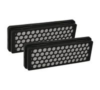 vhbw 2x filtre compatible avec Samsung SC74A5, SC7495, SC7480, SC7490, SC7485 aspirateur - filtre HEPA/à plis plats noir/blanc