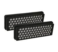 vhbw 2x filtre compatible avec Samsung VCJG24EH, VCJG24BV, VCJG24AH, VCJG248H, VCJG24AV aspirateur - filtre HEPA/à plis plats noir / blanc