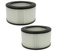 vhbw 2x filtre compatible avec Scheppach AVC20 aspirateur de cendres - Filtre HEPA contre les allergies