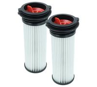 vhbw 2x Filtre compatible avec Siemens BBH7PET, BBH6PZOO, BBH6P25K, BBH73275, BBH73260K, BBH6P25 aspirateur sans-fil - Filtre anti-saleté