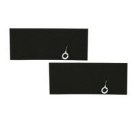 vhbw 2x filtre compatible avec Siemens SYNCHROPOWER BAG & BAGLESS 2500 W VS06G251GB09 aspirateur - Filtre en mousse noir