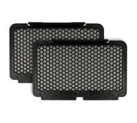 vhbw 2x filtre compatible avec Tefal Silence Force Multicyclonic TW8364EA/412, TW8370RA/410 aspirateur - filtre HEPA noir / blanc